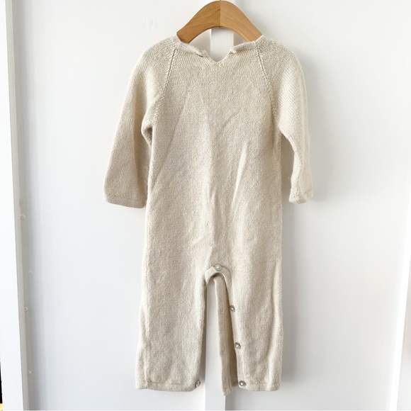 OEUF be good cream alpaca onesie - Picture 3 of 5